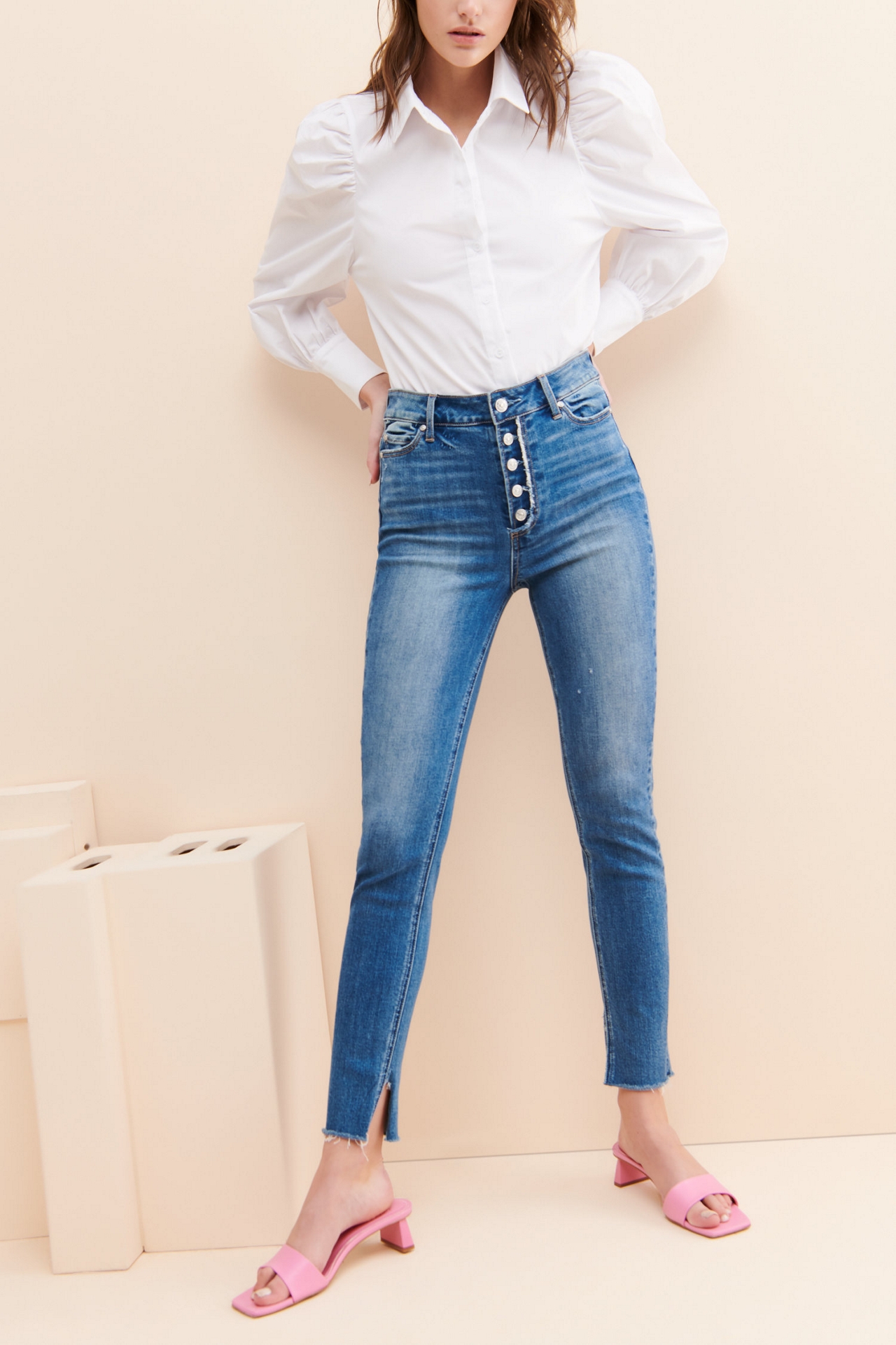 PAIGE Margot High-Rise Skinny Jeans