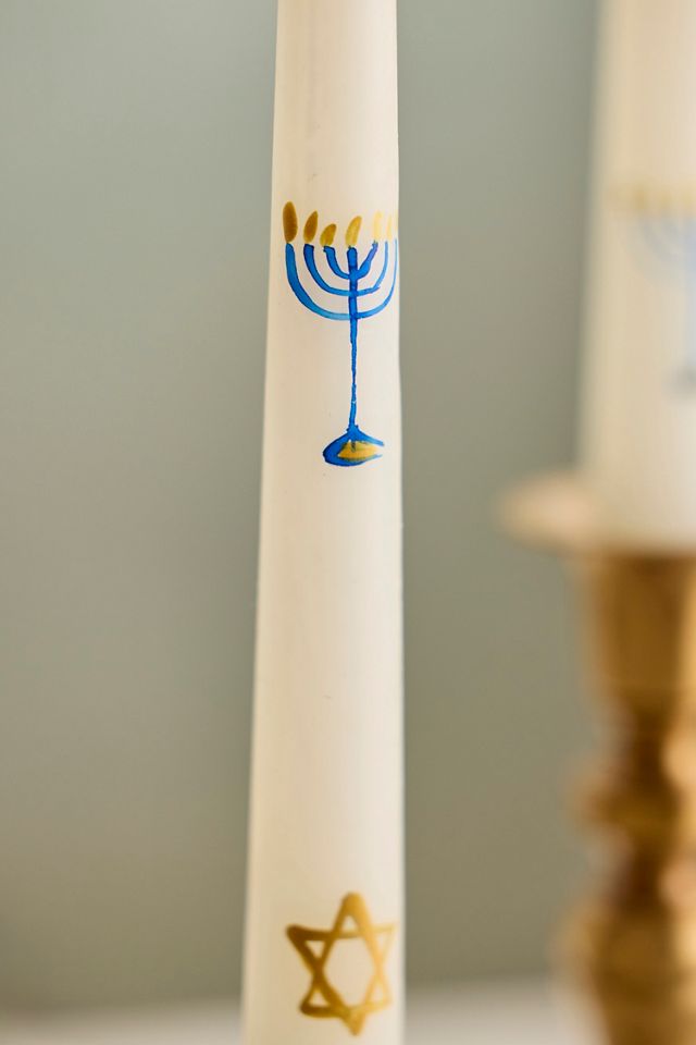 Hanukkah Taper Candles, Set of 2 #1