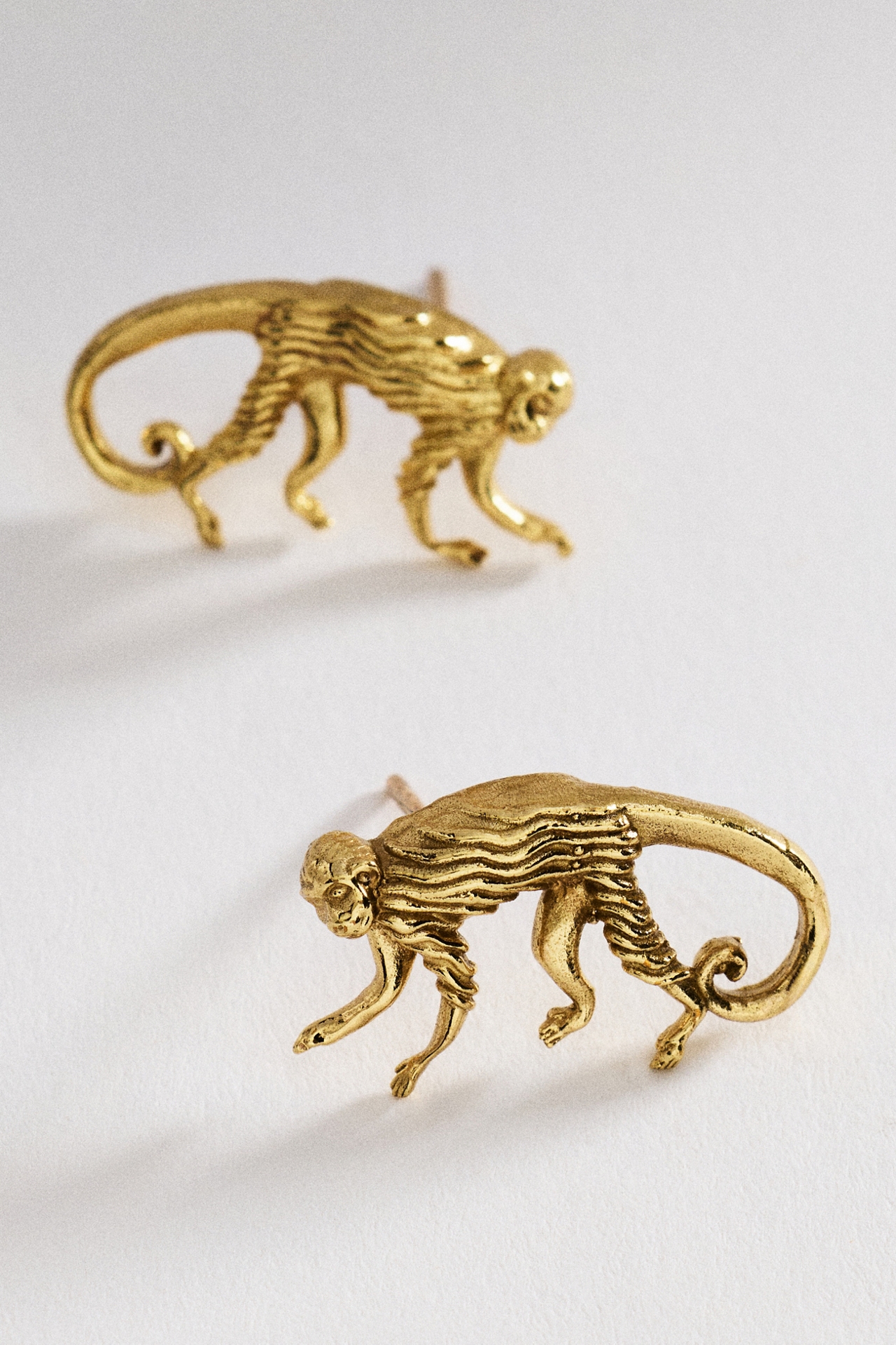 ALÉMAIS Le Jardin Monkey Stud Earrings