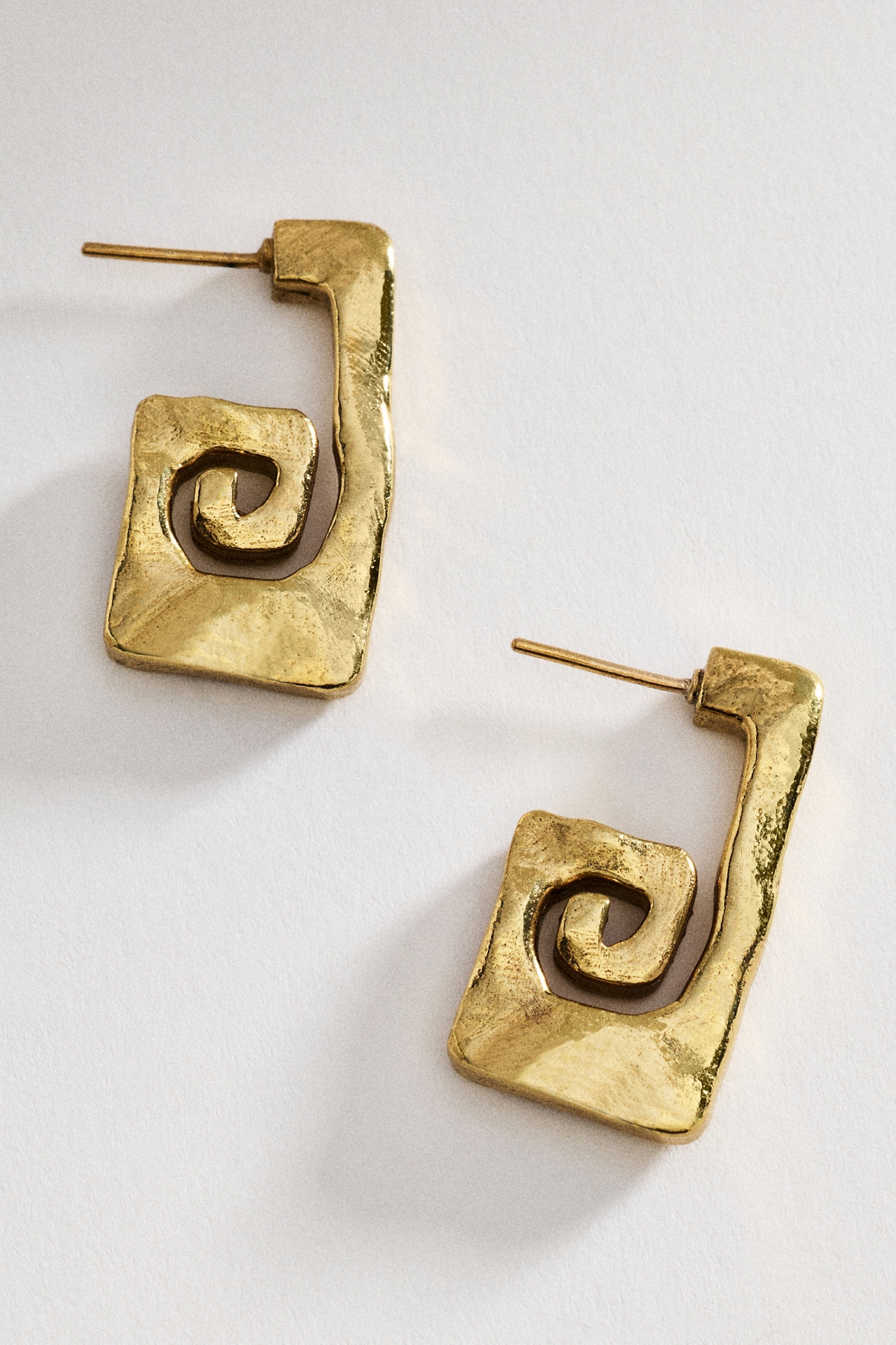 ALÉMAIS Le Jardin Long Spiral Earrings