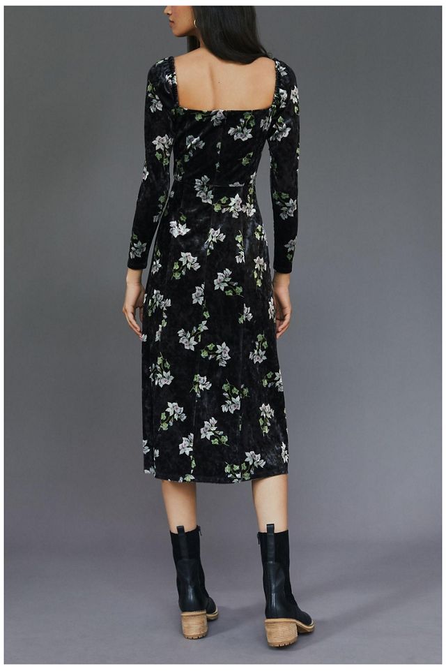 Hutch Velvet Midi Dress #1