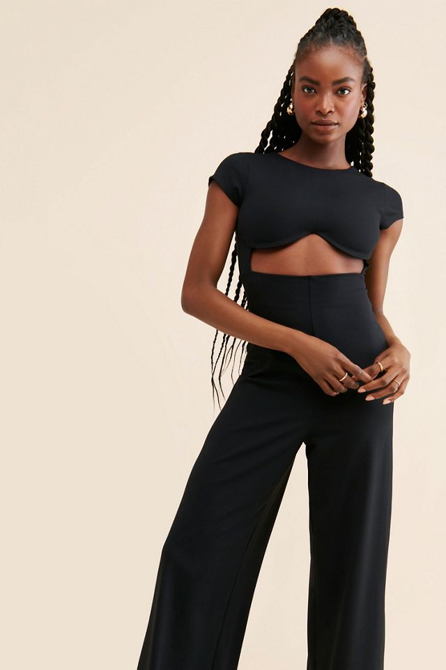 Susana Monaco Reverse Sweetheart Wire Jumpsuit #2