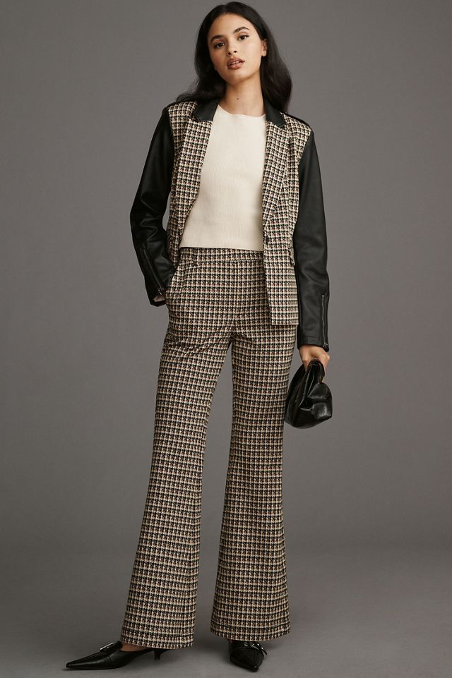 Menswear Fabric Mix Blazer #1