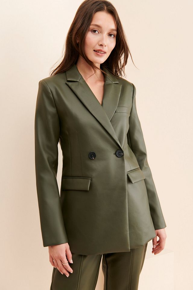 4th & Reckless Teresa Vegan Leather Blazer #4