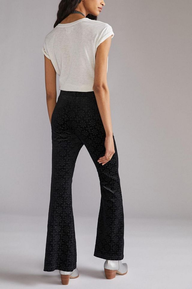 The Joni Velvet Flare Pants #1