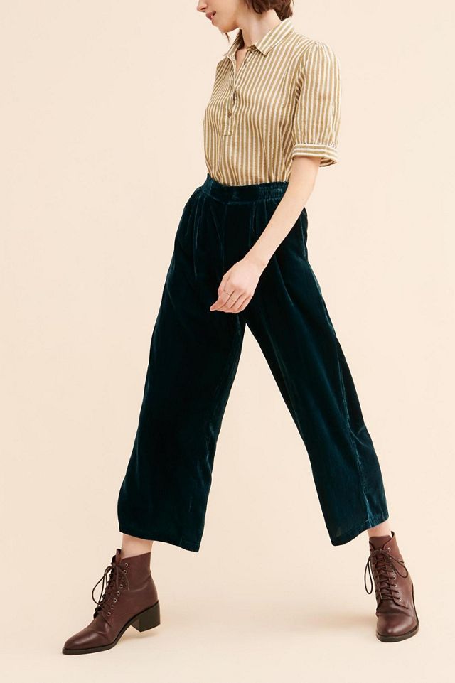 Adelyn Rae Velvet Trouser Pants #2