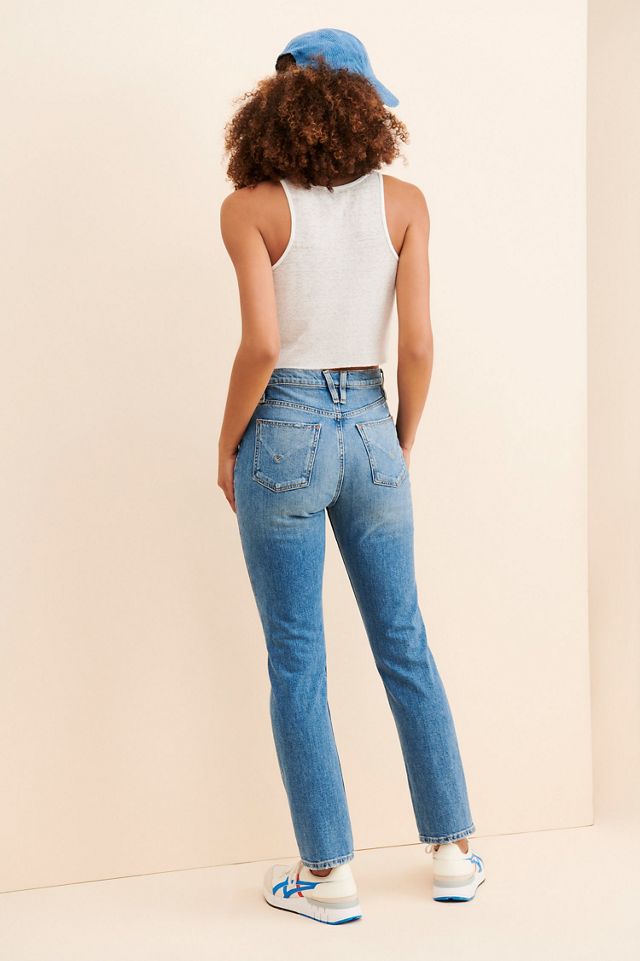 Hudson Holly High Rise Straight Jeans #1