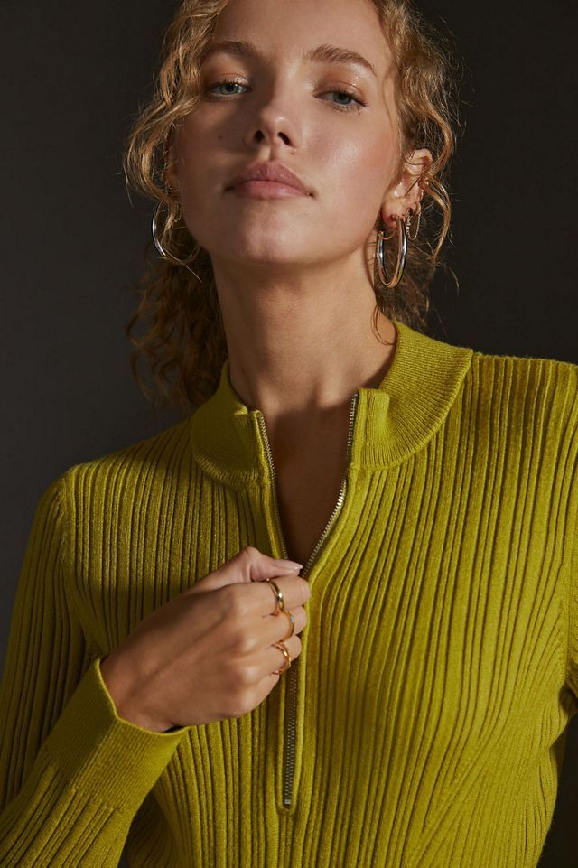 Maeve Leila Half-Zip Sweater #2