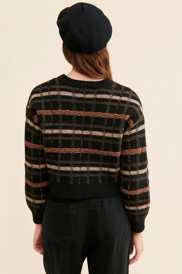 Saltwater Luxe Plaid Knit Cardigan #1