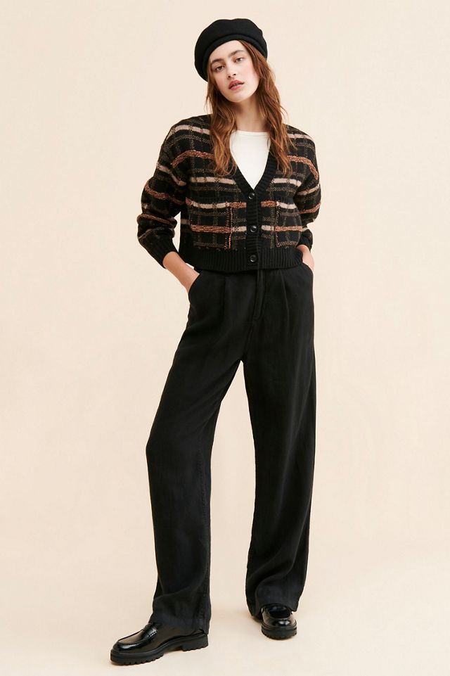 Saltwater Luxe Plaid Knit Cardigan #4