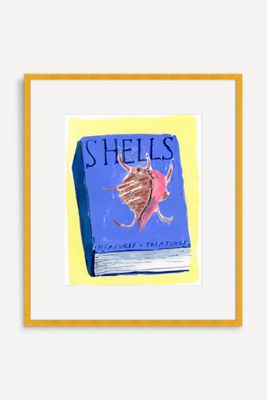 Shells Book Wall Art