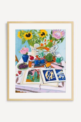 Flowering Beauty & Tangerine Tea for Two Wall Art
