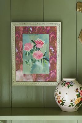 Marbled Florals Wall Art