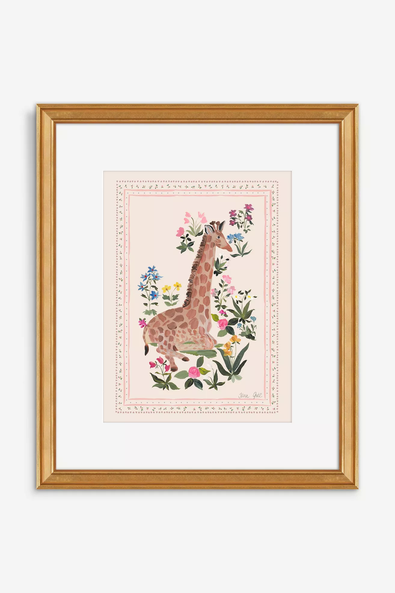 Giraffe Miniature Wall Art