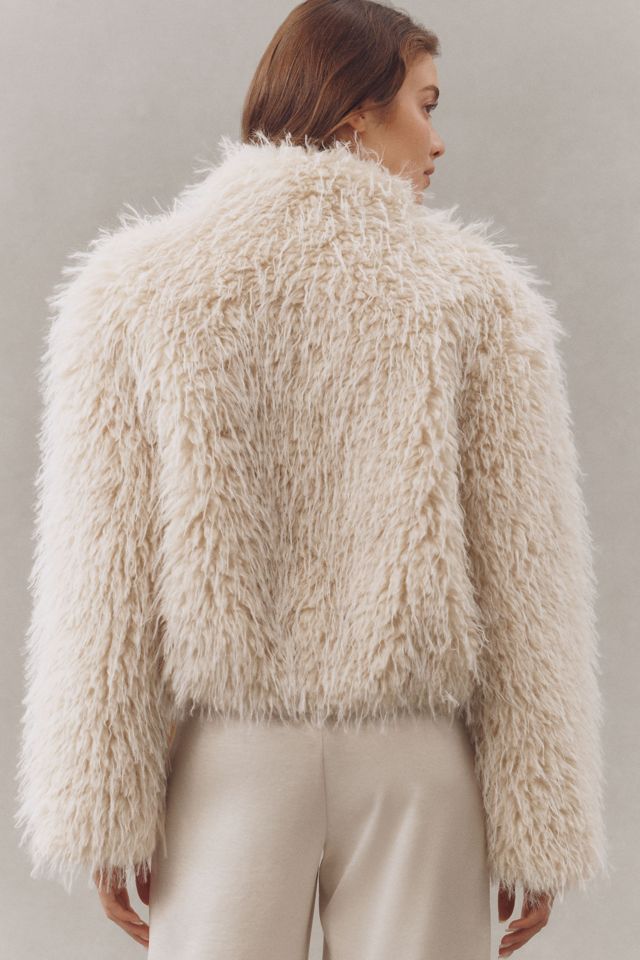 Walter Baker Fiona Faux-Fur Bomber Jacket #1