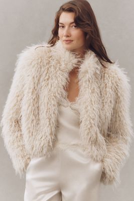 Walter Baker Fiona Faux-Fur Bomber Jacket