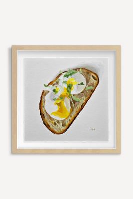 Toast With Egg Wall Art