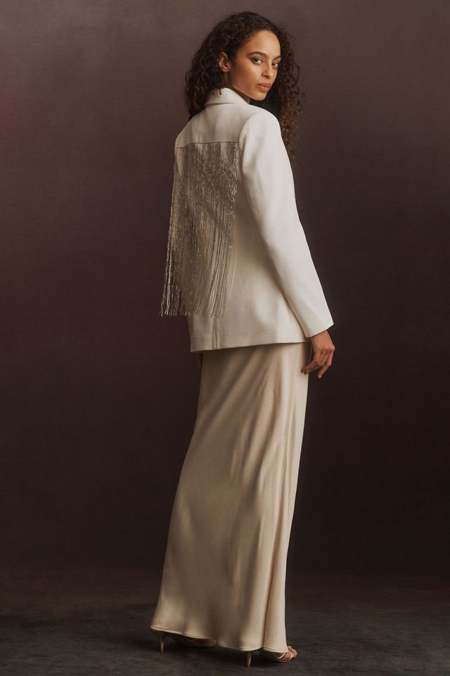 ILA Shania Beaded Fringe Tailored Blazer #3