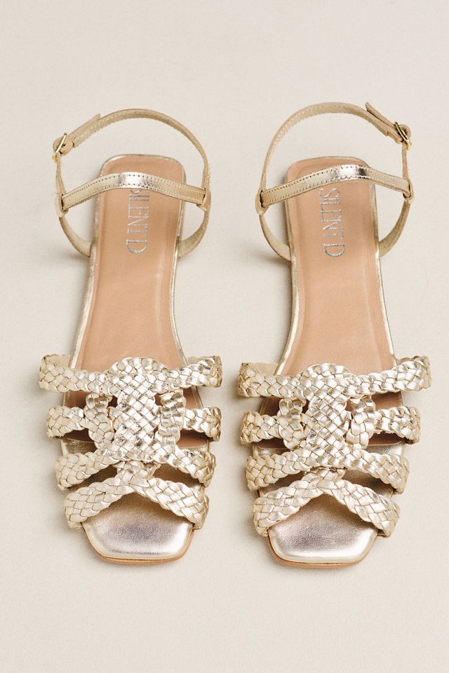 Silent D Dessma Woven Ankle-Strap Sandals #1