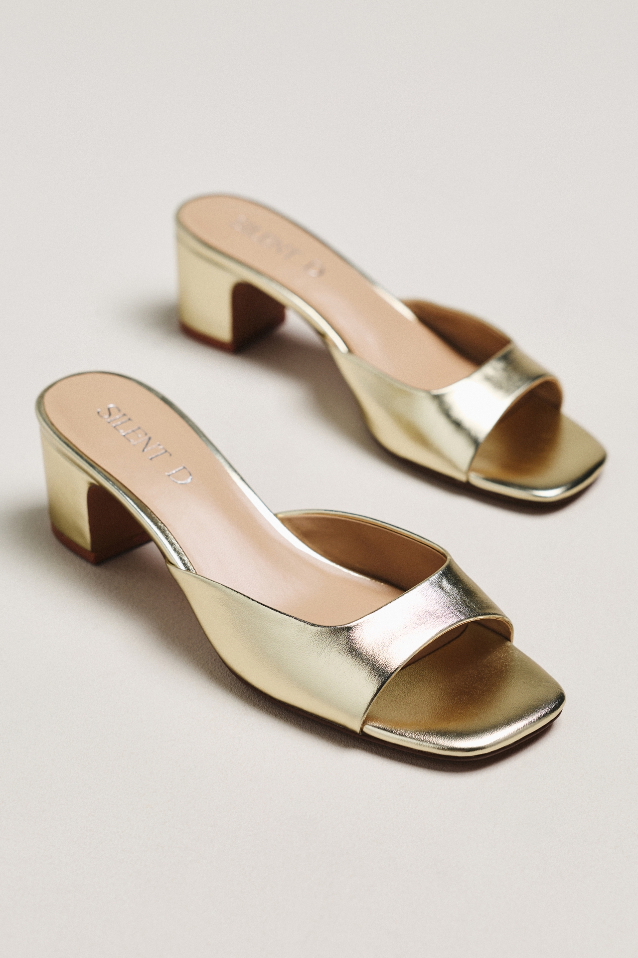 Silent D Polette Open-Toe Heels