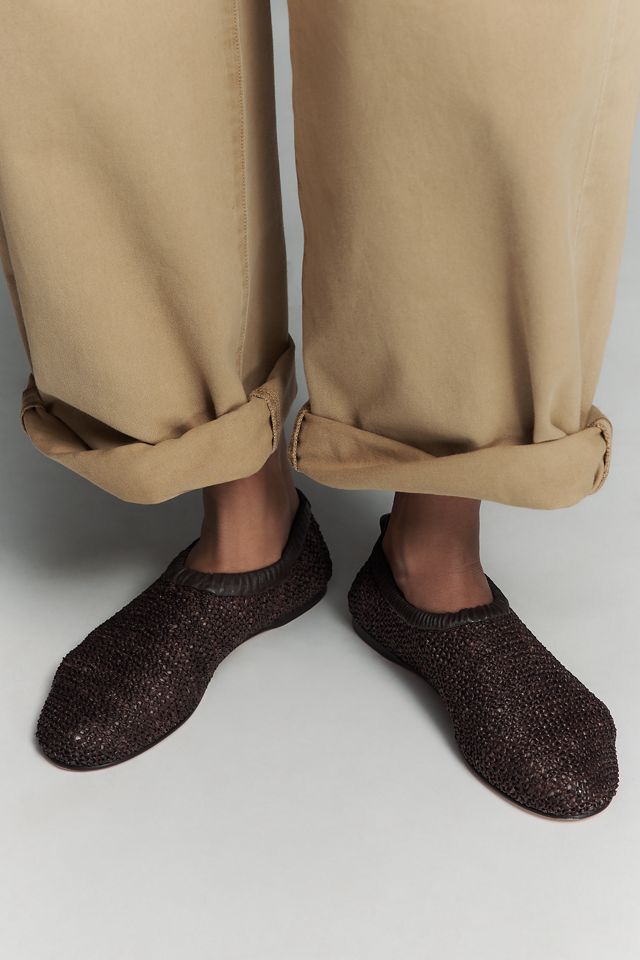 Silent D Ronit Raffia Flats #1
