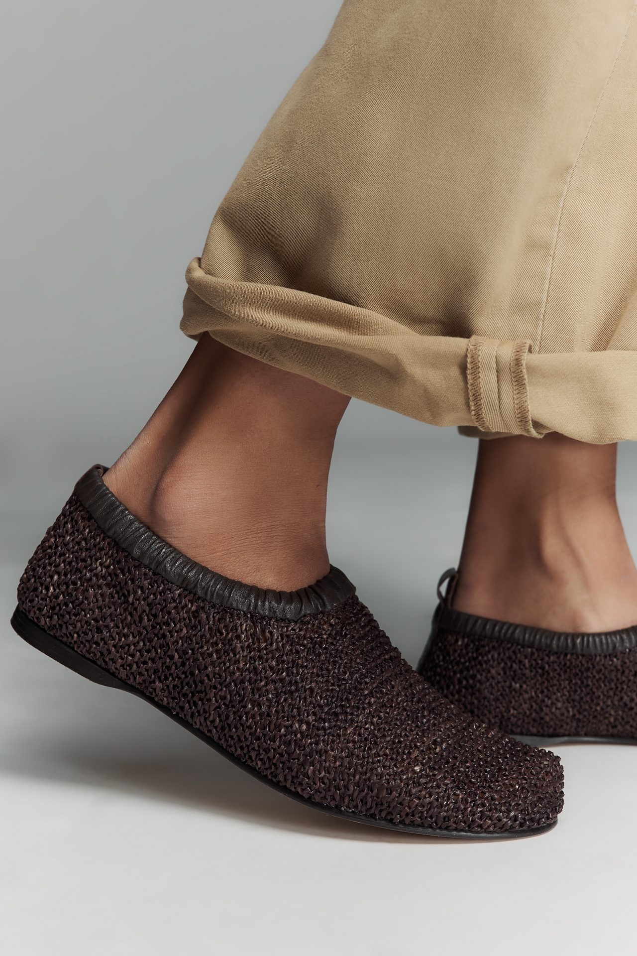 Silent D Ronit Raffia Flats