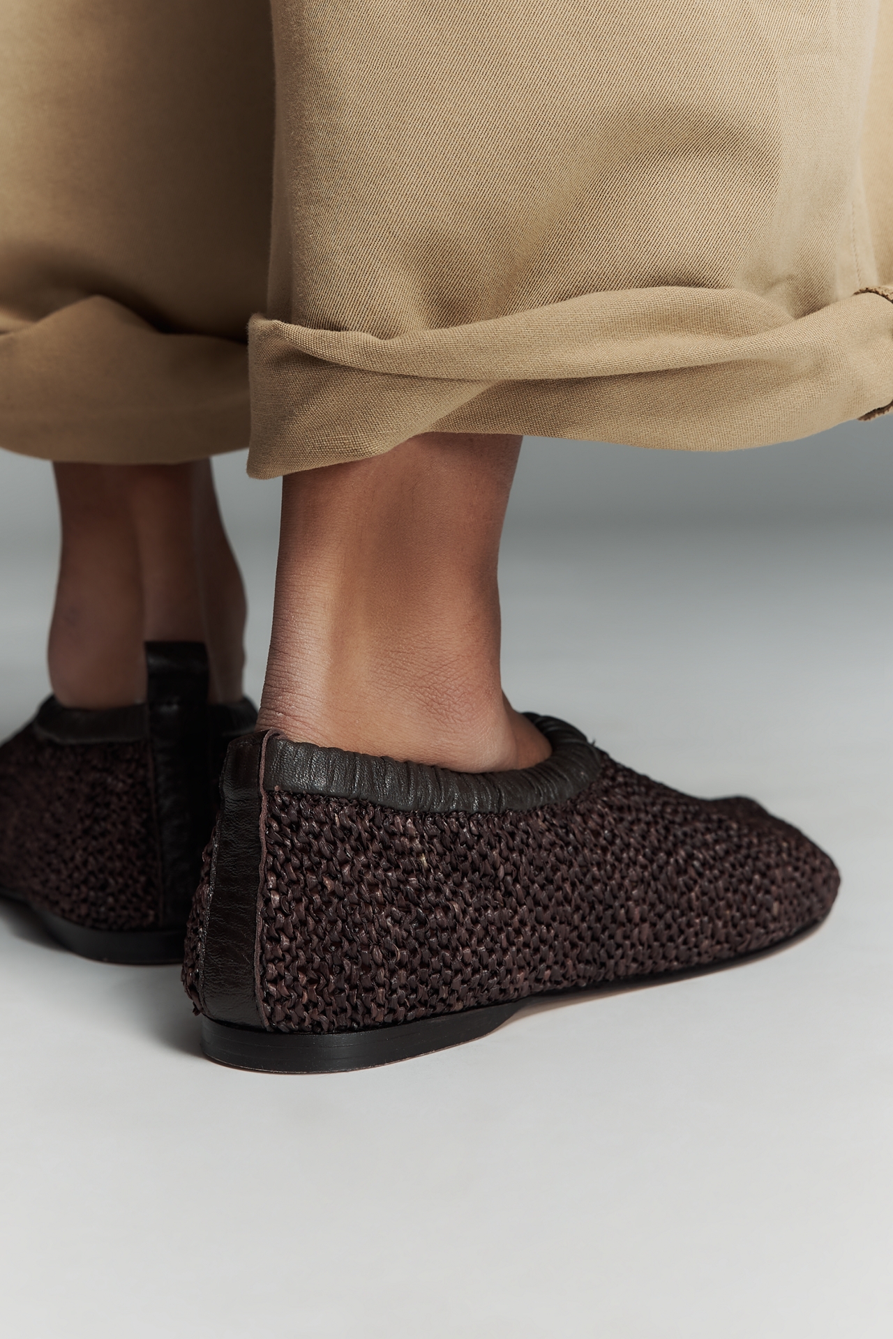 Silent D Ronit Raffia Flats