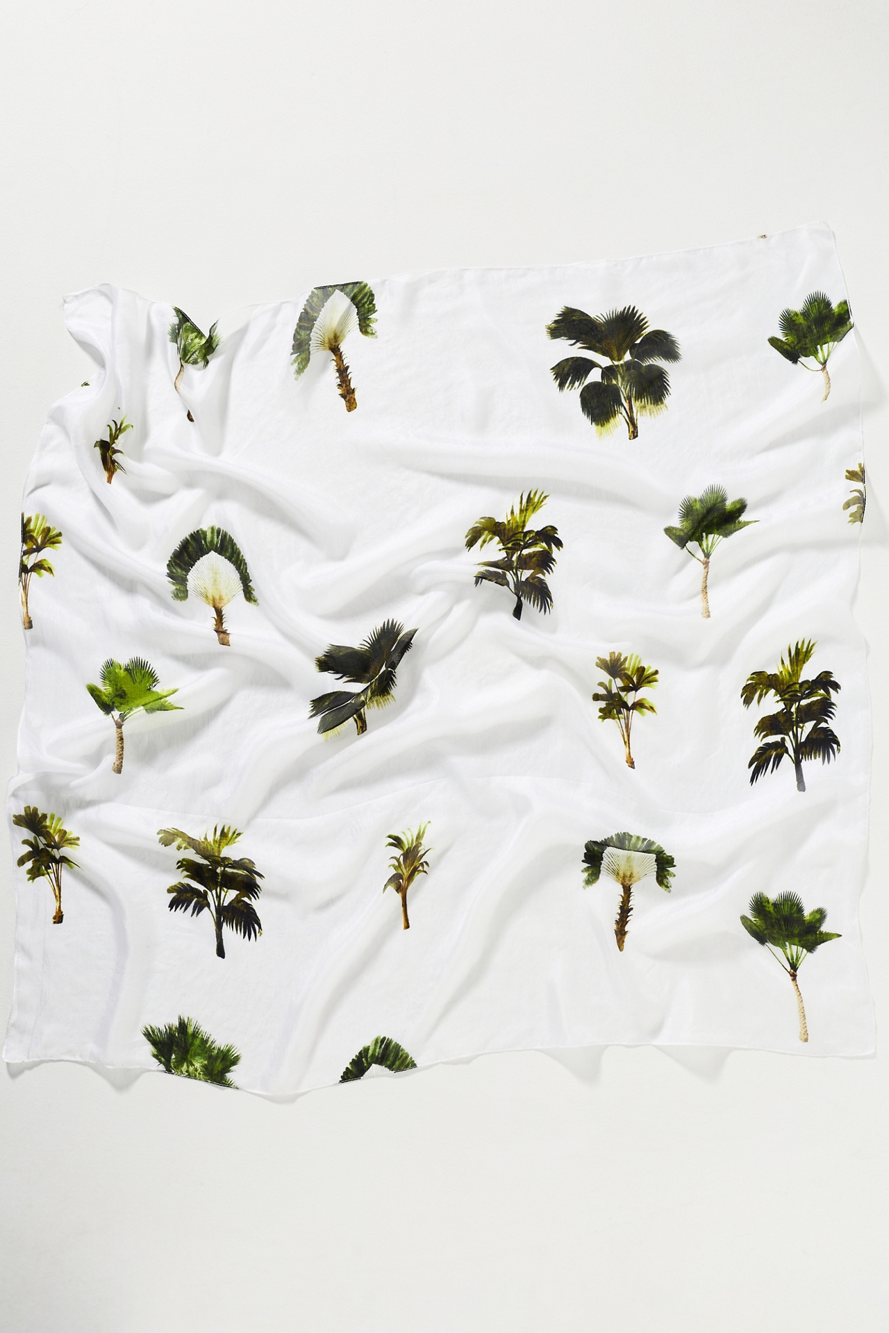 Celandine Large Printed Silk Scarf