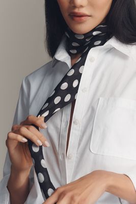 Maeve Large Graphic Print Silk Scarf