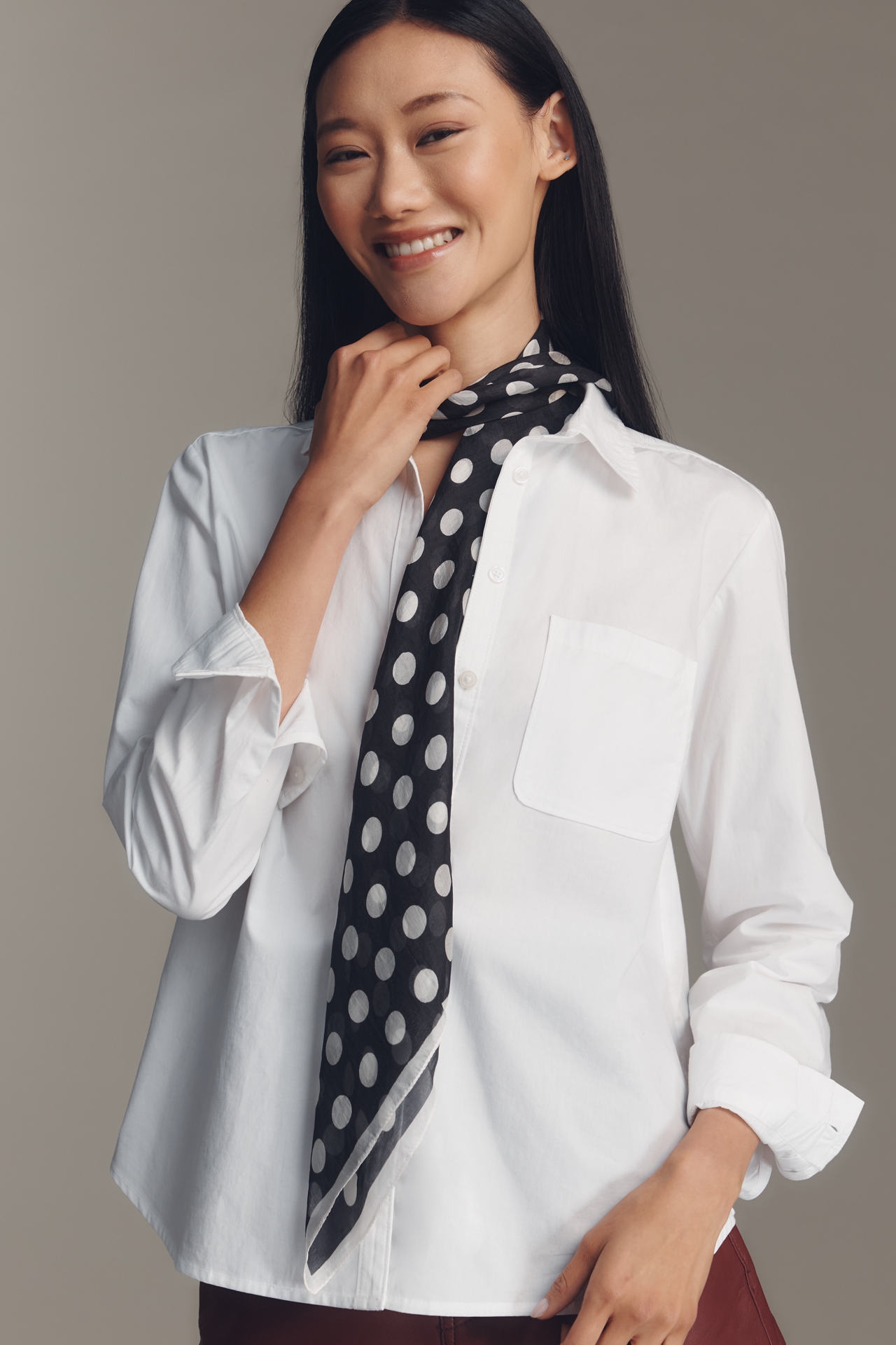 Maeve Large Graphic Print Silk Scarf