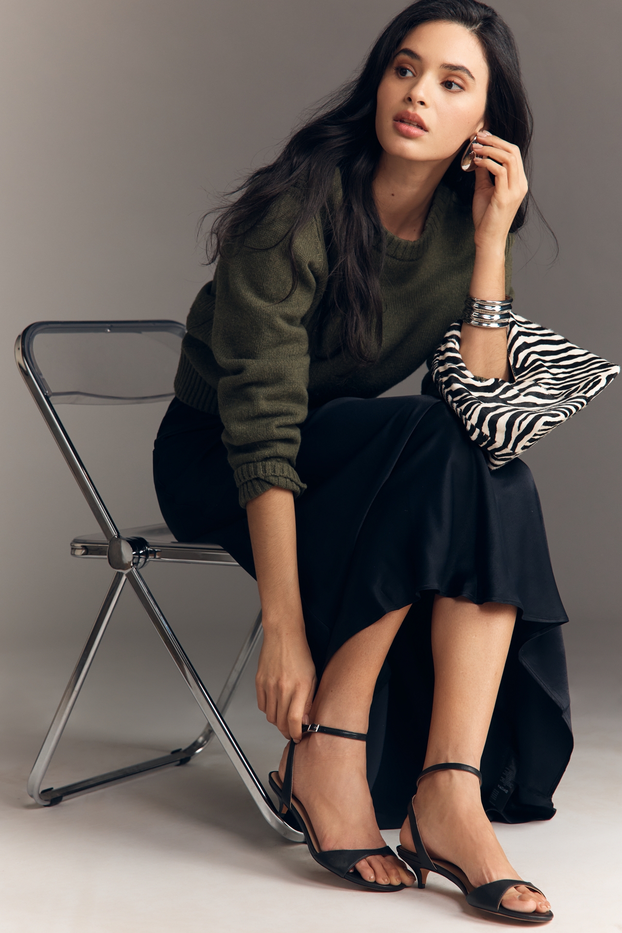 Silent D Terry Kitten Heels