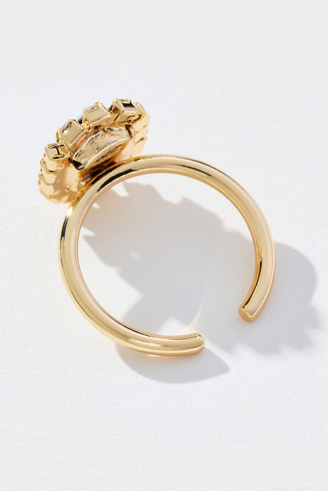 Cameo Bling Cocktail Ring