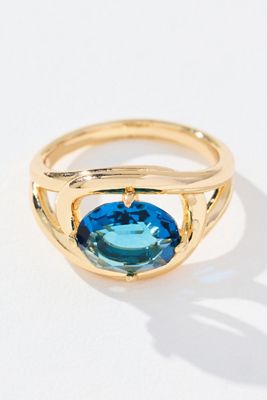 Grande Anello da Cocktail in Pietra