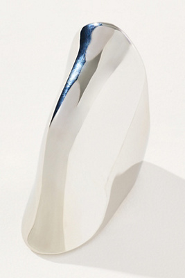 By Anthropologie Full Finger Ring In Silver