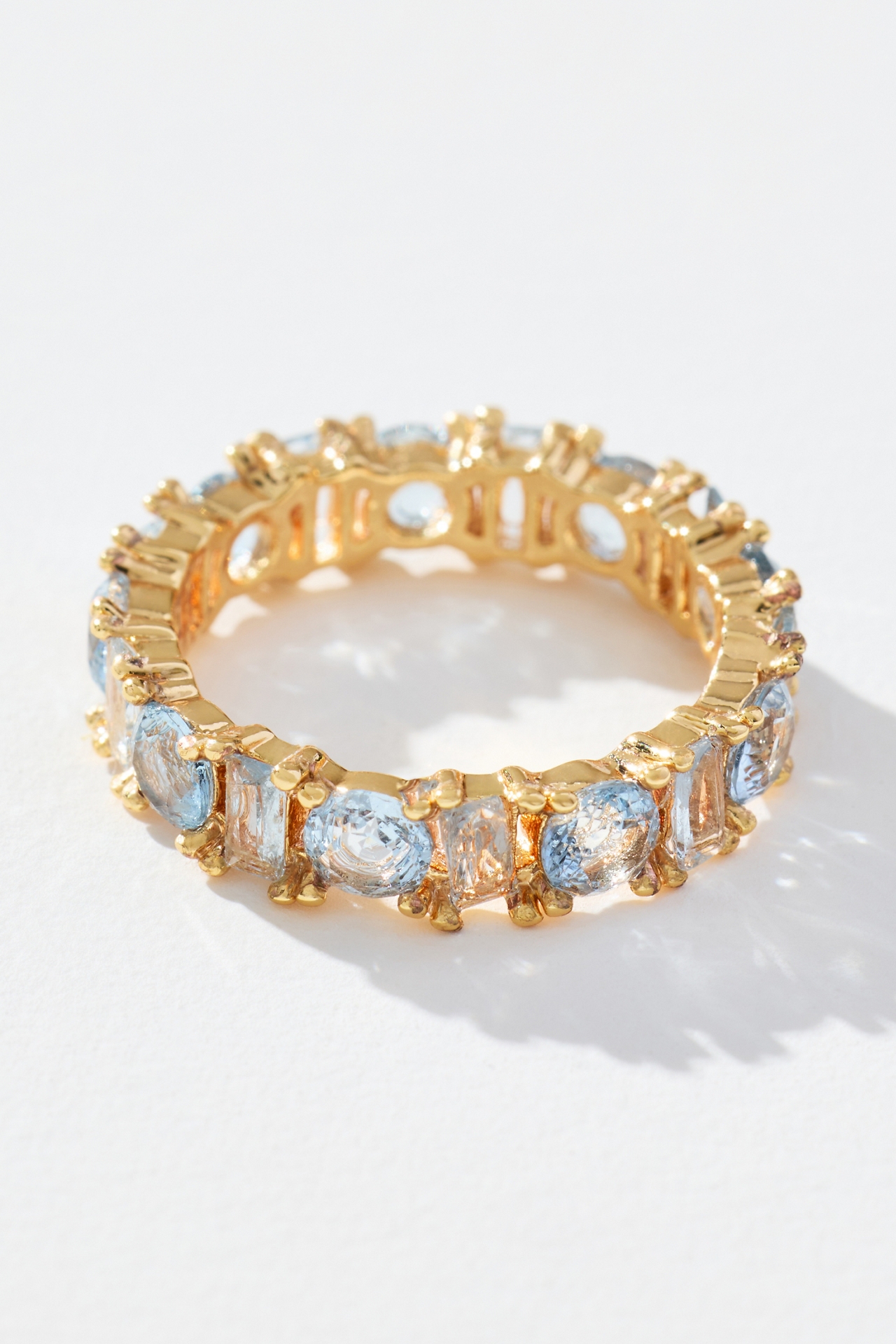 Crystal Stone Stacking Ring