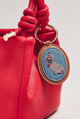 Needlepoint Dog Bag Charm