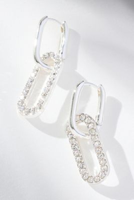 Paperclip Drop Earrings
