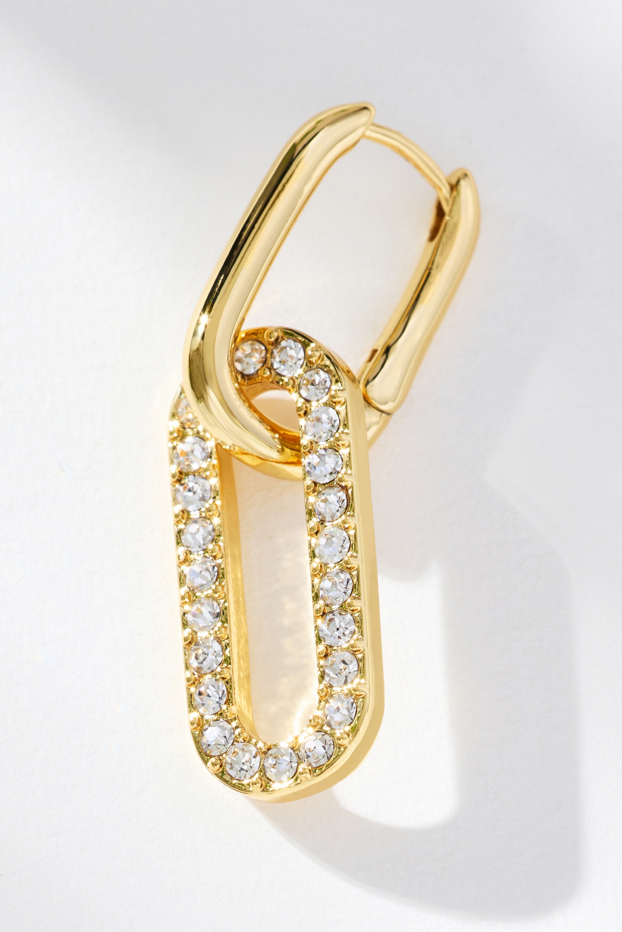 Paperclip Drop Earrings