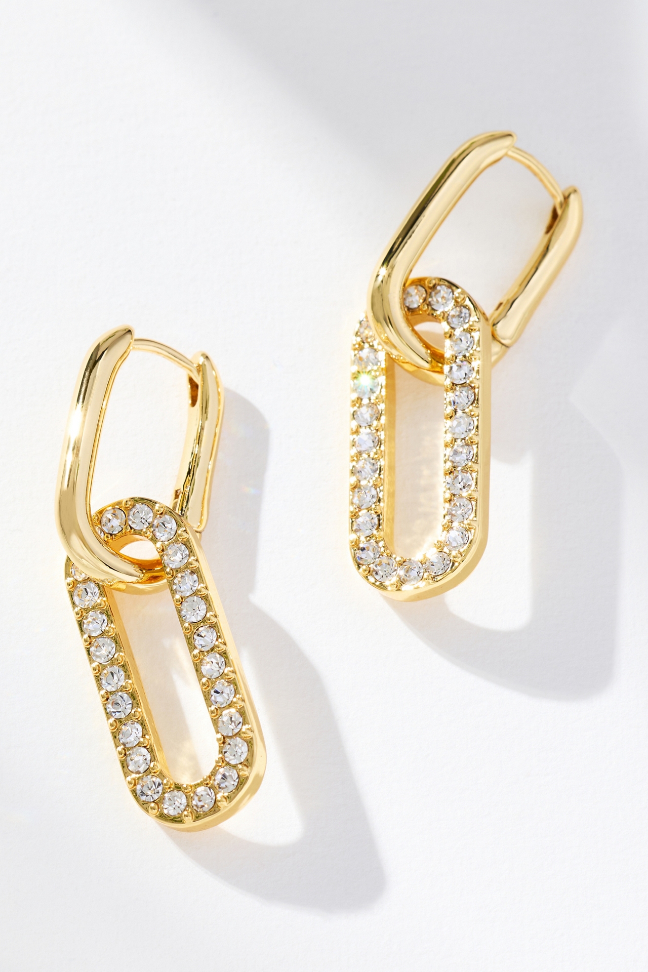Paperclip Drop Earrings