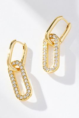 Delicate Crystal Drip Earrings