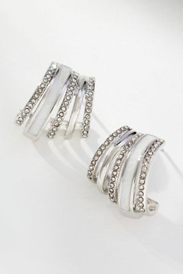 Grooved Resin Post Earrings
