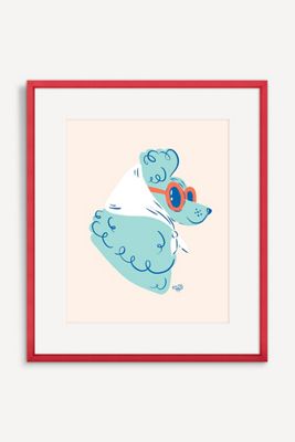 Poodle in Headscarf Wall Art