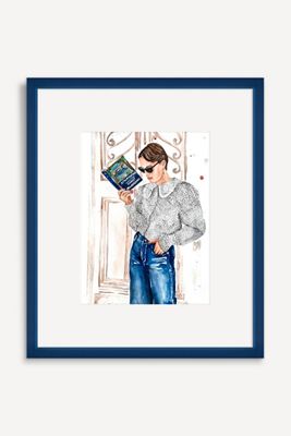 "A Moveable Feast" Book by Ernest Hemingway Wall Art
