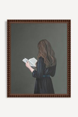 Girl Reading Wall Art