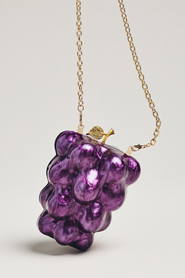 By Anthropologie Shaped Icon Clutch In Purple