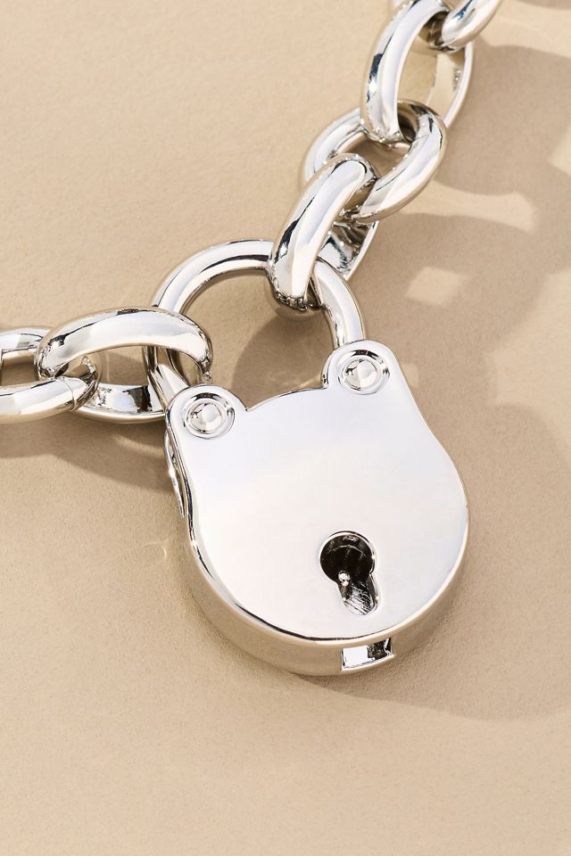Lock Pendant Necklace #1