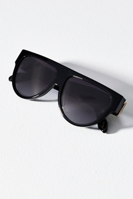 Anthropologie Black Oversized Sunglasses Anthropologie Oversized Cat-Eye Sunglasses BLACK | eBay main image 2