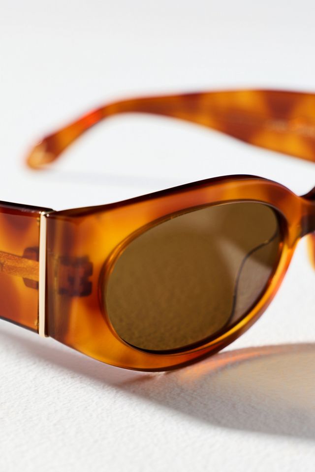 Varley Lambeth Oval Sunglasses | Anthropologie