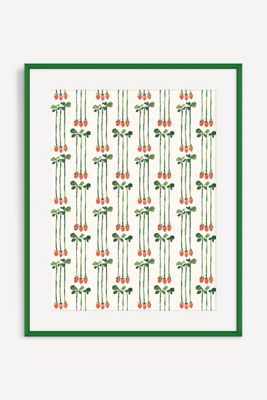 Strawberry Stripe Wall Art