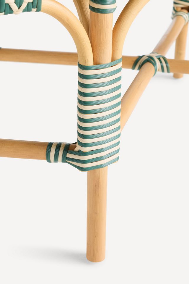 Coastal Rattan Indoor/Outdoor Bench #3